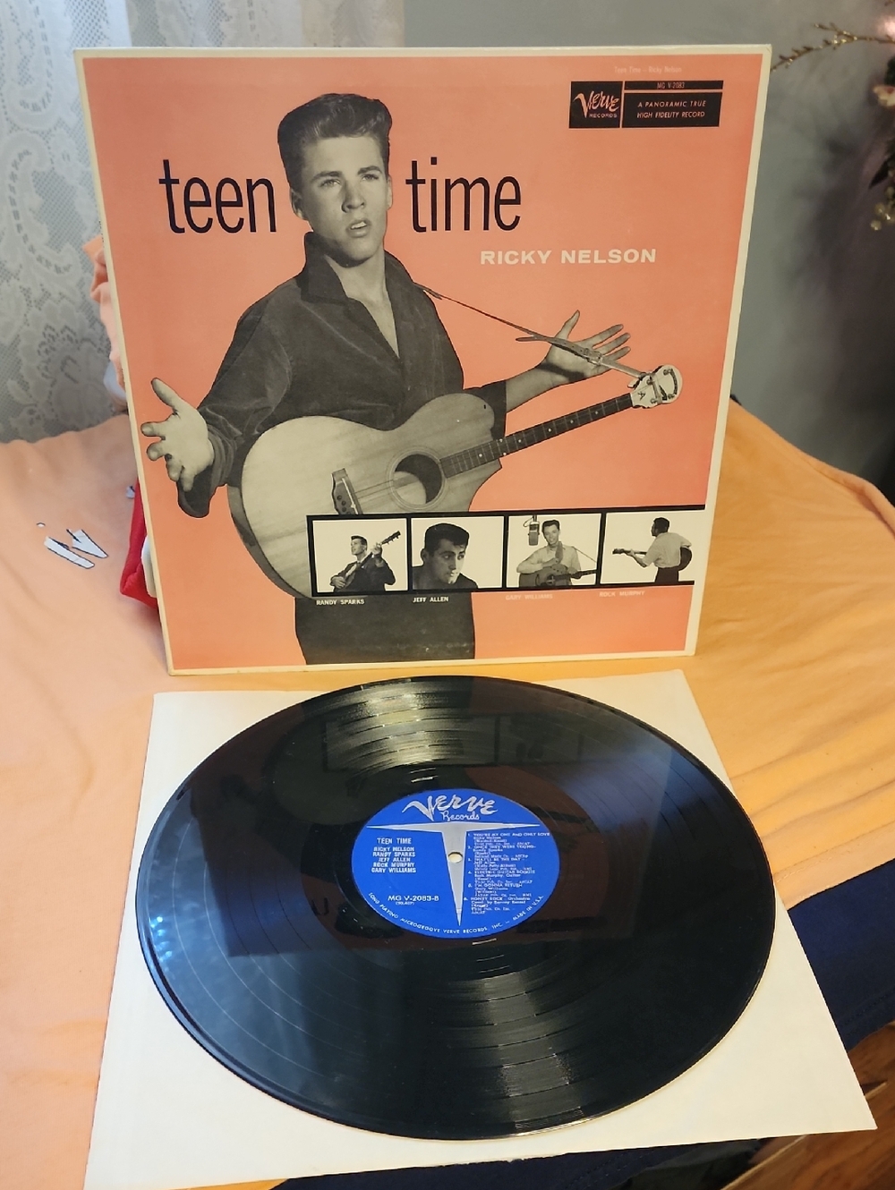 RICKY NELSON TEEN TIME LP VINYL RECORD